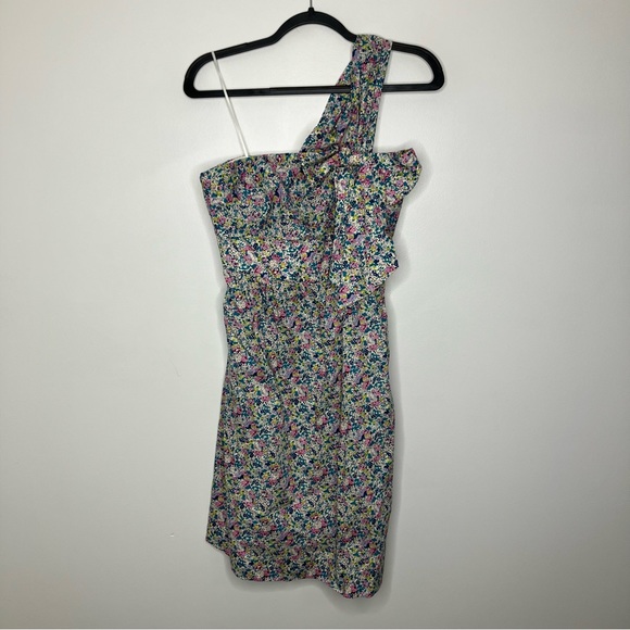 J. Crew Dresses & Skirts - J.CREW One-Shoulder Dress Liberty Claire-Aude Floral Island Multi G8163 4